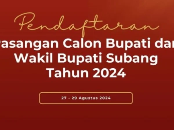 Daftar Nama Calon Bupati Subang 2024 dan Wakilnya yang Sudah Daftar ke KPU/ Instagram @kpusubang