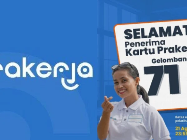 Lolos Kartu Prakerja Gelombang 71? Wajib Tahu Batas Akhir Pembelian Pelatihan Pertama Dapat Insentif Rp4,2 Juta