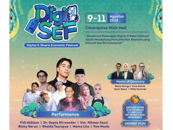 Bakal Ada Vidi Aldiano dan Ricky Harun di Event Digisef 2024/ Instagram @bank_indonesia_jabar