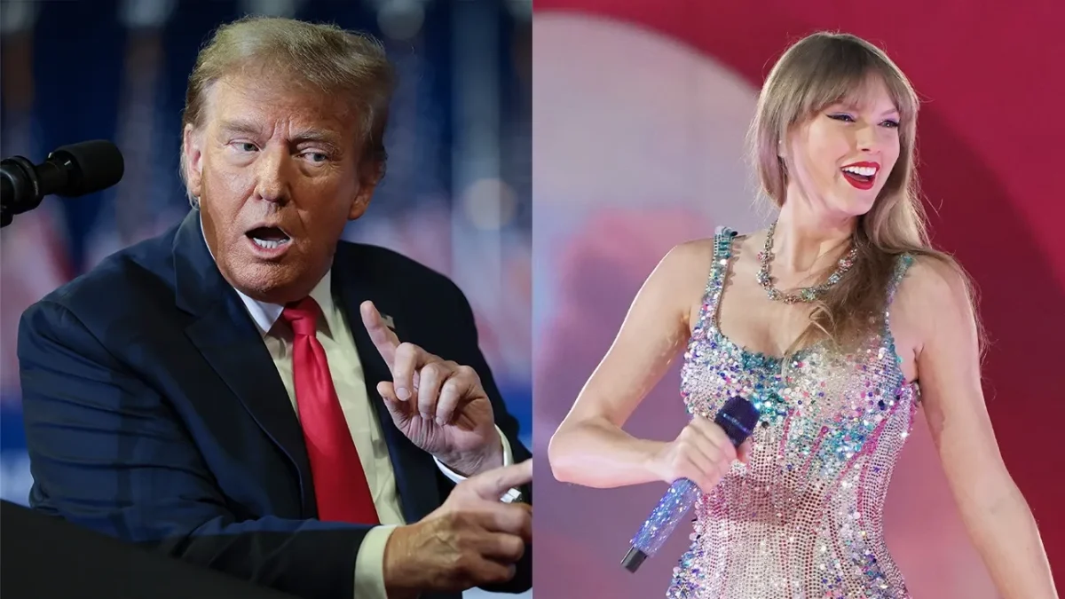 Taylor Swift belum bereaksi terhadap unggahan foto palsu oleh Donald Trump, yang menampilkan dirinya seolah mendukung calon presiden dari Partai Republik tersebut.