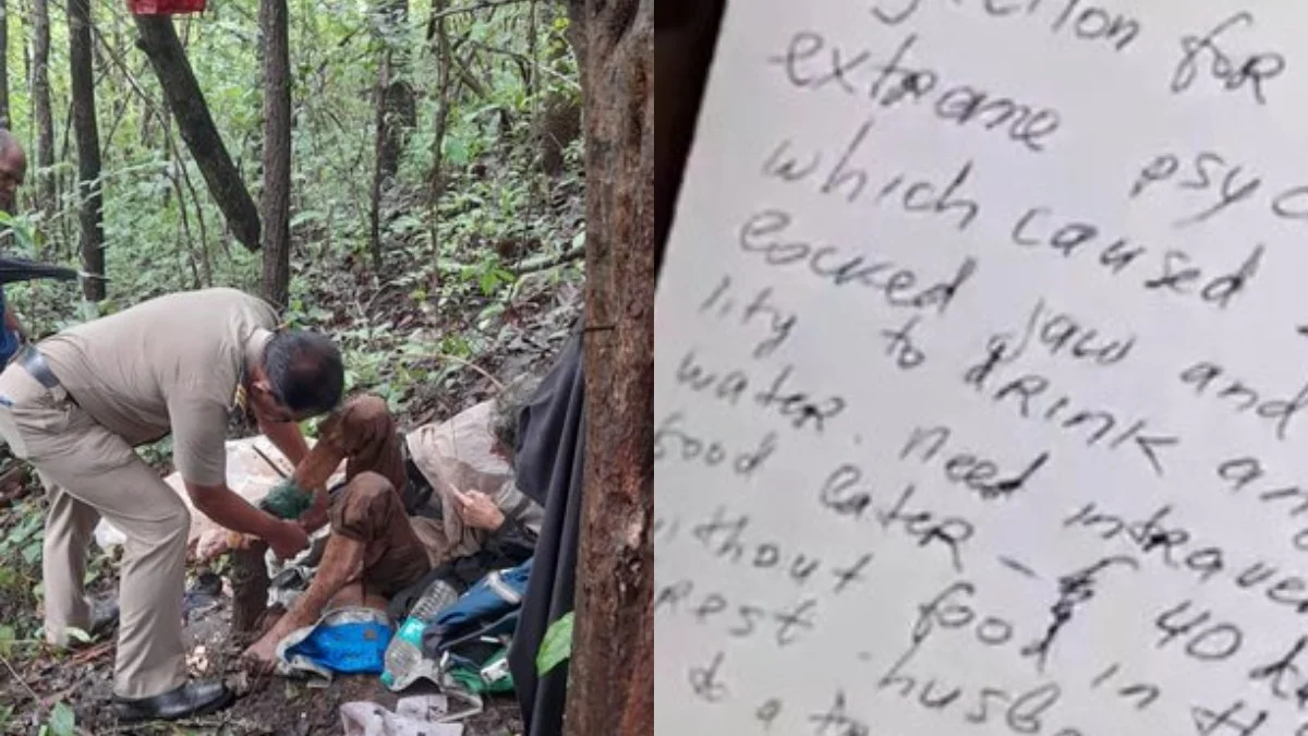 Wanita asal AS ditemukan di tengah hutan India dengan kondisi kaki terikat besi. (istimewa)