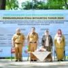 Sekretaris Daerah Provinsi Jawa Barat Herman Suryatman menghadiri Pencanangan dan Penguatan Komitmen Pembangunan Zona Integritas Menuju WBK/WBBM pada Unit Kerja di Lingkungan Pemerintan Daerah Provinsi Jabar, di UPTD Taman Hutan Raya Ir.H. Djuanda, Kabupaten Bandung, Senin (5/8/2024)