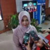 Ketua KPU Kota Bandung Wenti Frihadianti, ditemui selepas pelantikan.