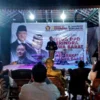 Ketua DPD Gerindra Jabar Brigjen (Purn) Taufik Hidayat perkenalkan R. Dhani Wirianata sebagai Bakal Calon Wali Kota Bandung