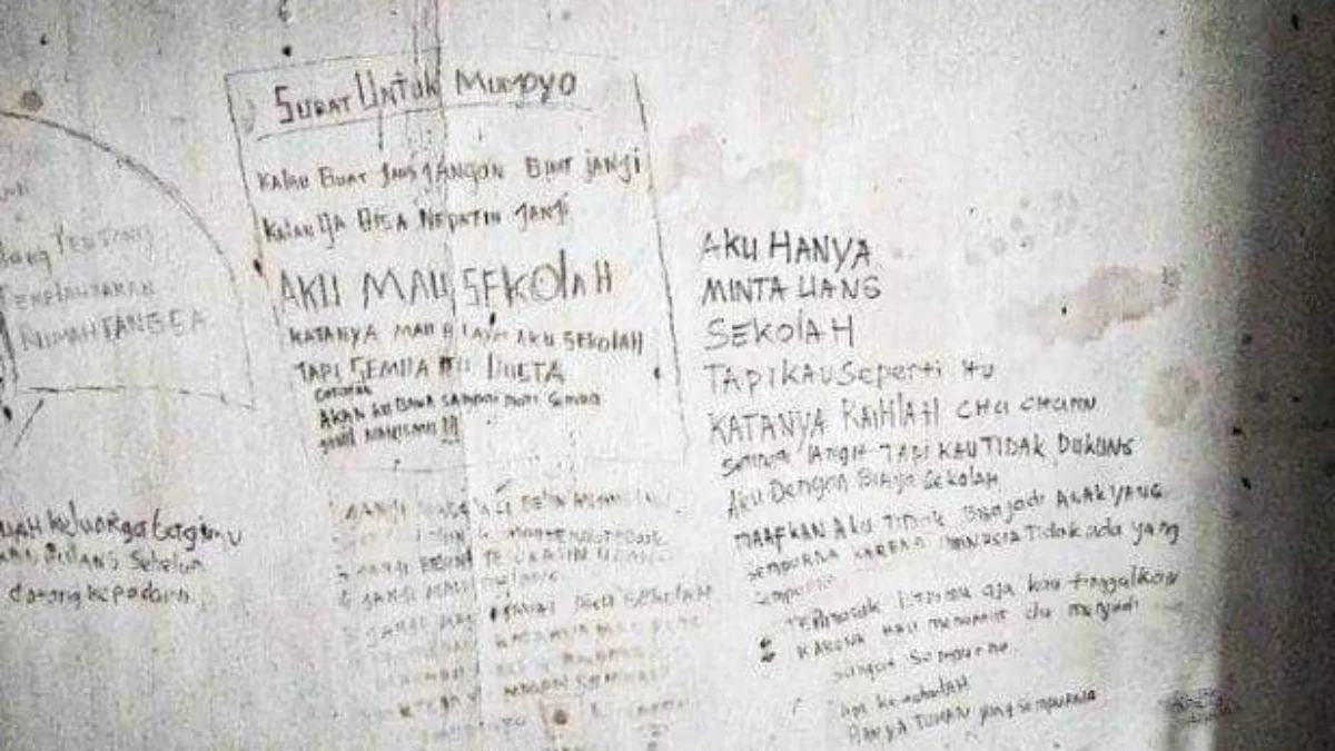 Misteri Tulisan di Dinding Rumah yang Diduga jadi Pesan Terakhir Elia dan Iguh