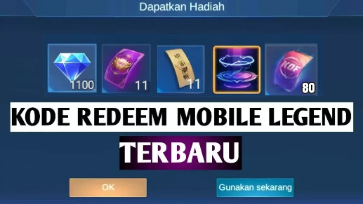 Kode Redeem ML Mobile Legends Terbaru Hari Ini, Jumat 9 Agustus 2024, Klaim Sebelum Kehabisan!