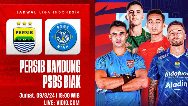 Link Live Streaming Persib Bandung VS PSBS Malam Ini