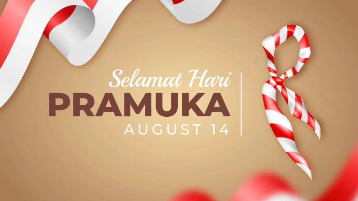 Poster Hari Pramuka 14 Agustus/ Apakah Sekolah Libur?/ Freepik