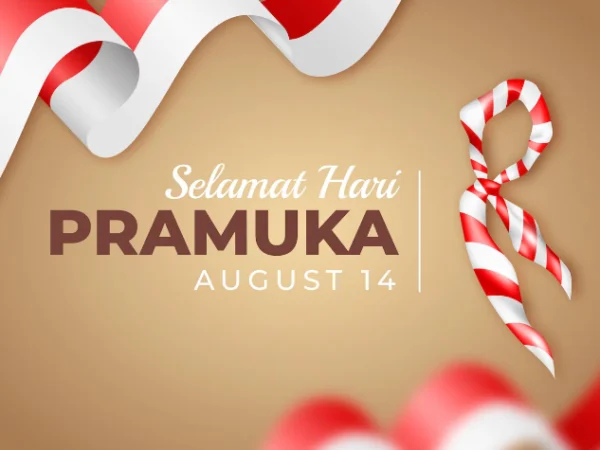 Poster Hari Pramuka 14 Agustus/ Apakah Sekolah Libur?/ Freepik