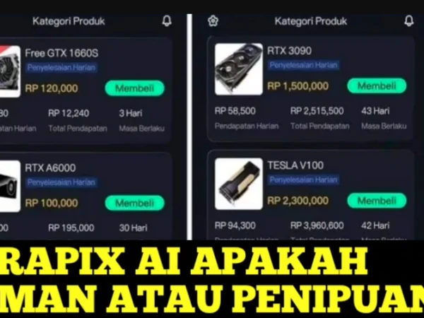 Waspada Aplikasi Grapixai Apakah Legal atau Ada Potensi Scam???