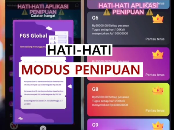 KABAR TERBARU! Aplikasi FGS Global, Benarkah Penghasil Uang atau Scam Penipuan?