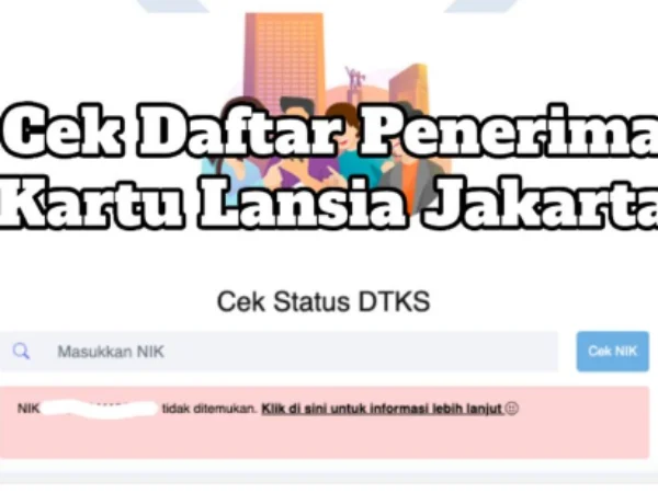 Cek Data Anda di Sini jika Belum Kebagian Kartu Lansia Jakarta (KLJ)