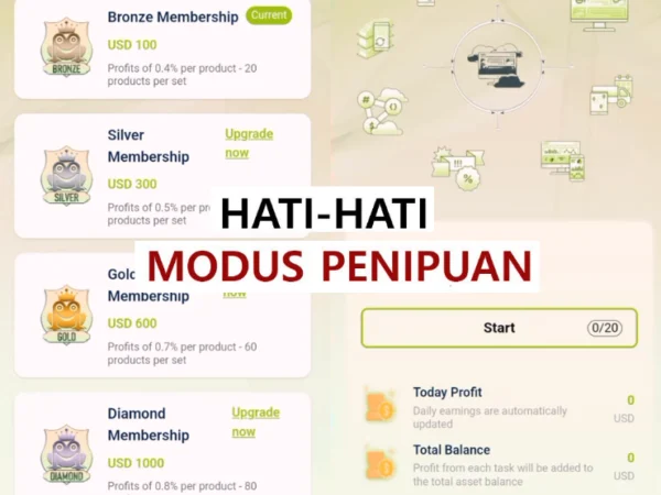 Waspada! Aplikasi Pepperi Commerce Penipuan Berkedok Bisnis Investasi