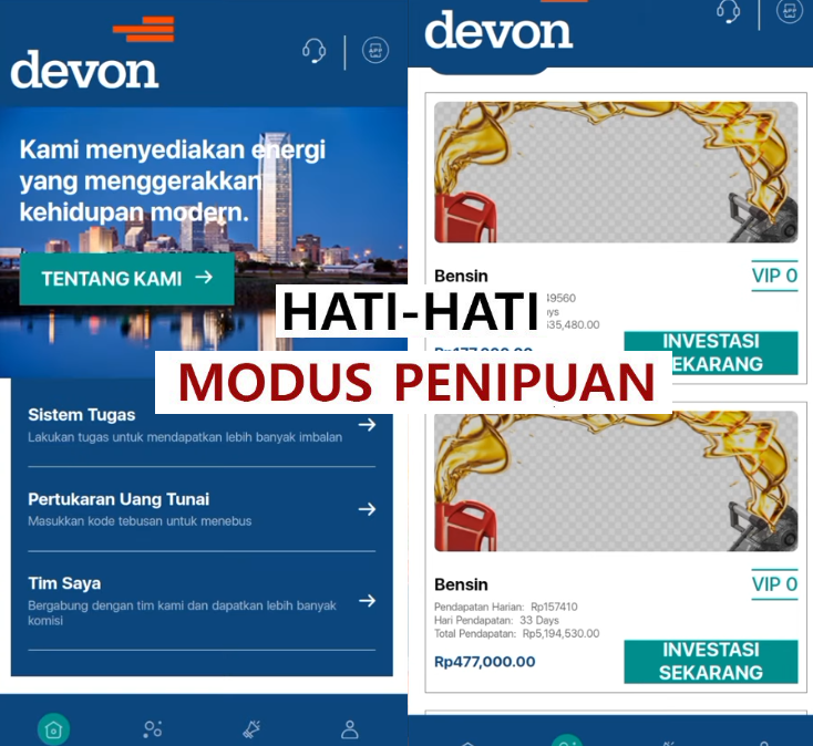 Apakah Aplikasi Devon Energy Investasi itu Terbukti Penghasil Uang atau Penipuan?