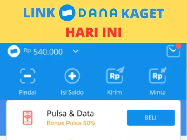 Rejeki akhir pekan untuk klaim link Dana kaget hari ini dan dapatkan Saldo DANA Gratis senilai Rp100.000. Ayo cek disini buruan.