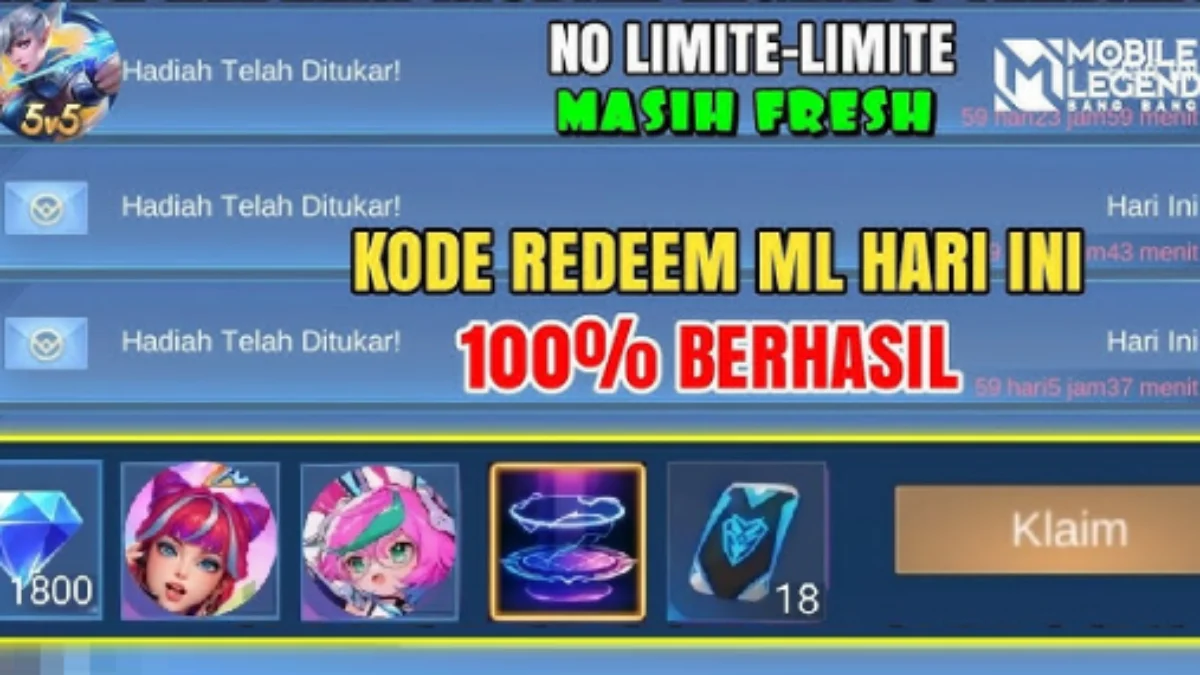 Kode Redeem ML Terbaru Senin 12 Agustus 2024, Segera Klaim!