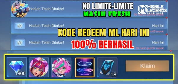 Kode Redeem ML Terbaru Senin 12 Agustus 2024, Segera Klaim!