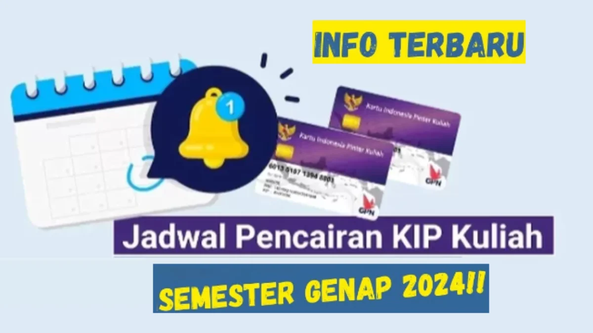 Jadwal Pencairan Dana KIP Kuliah 2024 Mahasiswa Semester 3 dan 5, Kapan Cair?