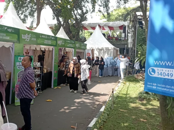 Ist. Gelaran WJF 2024 di Gedung Sate Bandung. Jum'at (23/8). Foto Sandi Nugraha.