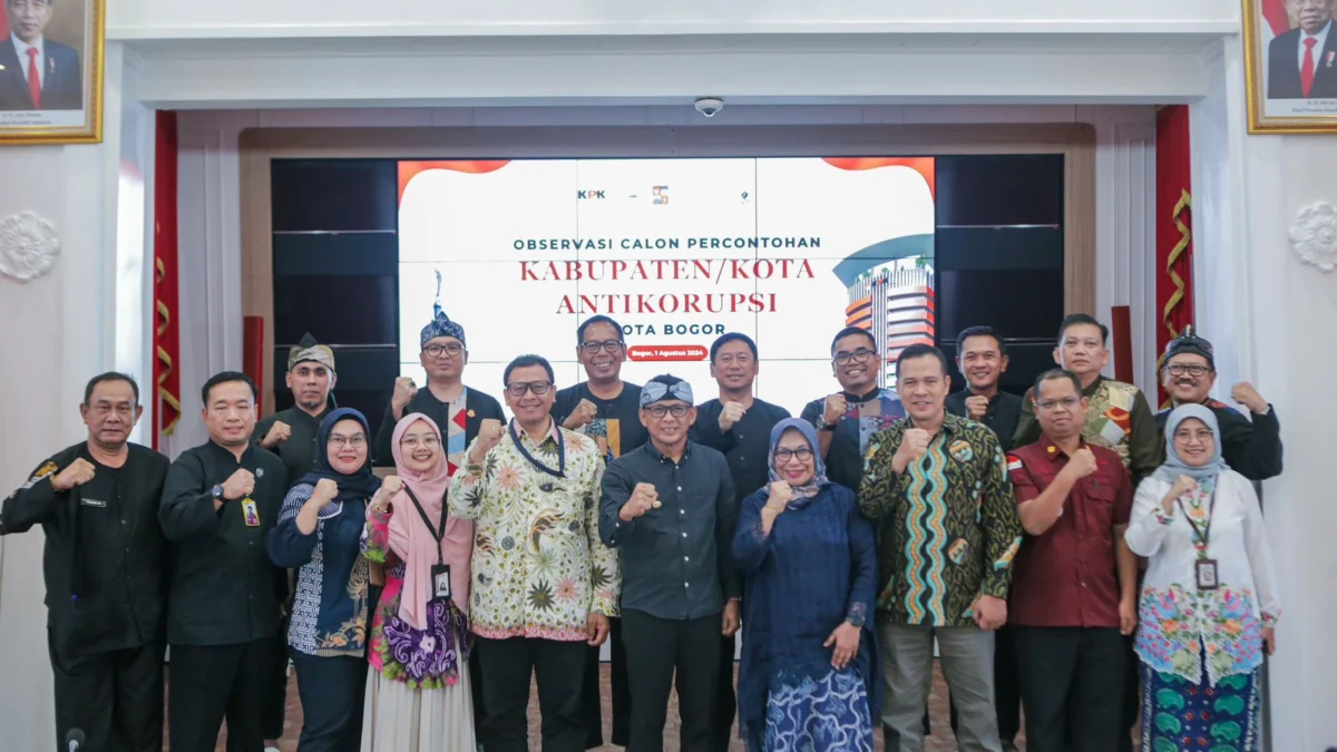 Jajaran Pemkot Bogor saat diobservasi Tim KPK RI. (Yudha Prananda / Jabar Ekspres)