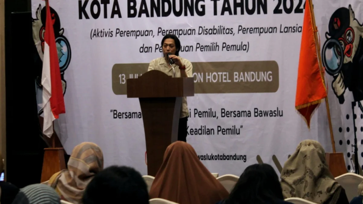 Kordiv Pencegahan, Partisipasi Masyarakat dan Hubungan Masyarakat Bawaslu Kota Bandung Bayu Mochamad.