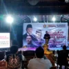 Ketua Gerindra Jabar Taufik Hidayat Kenalkan Dhani jadi Calon Wali Kota Bandung.