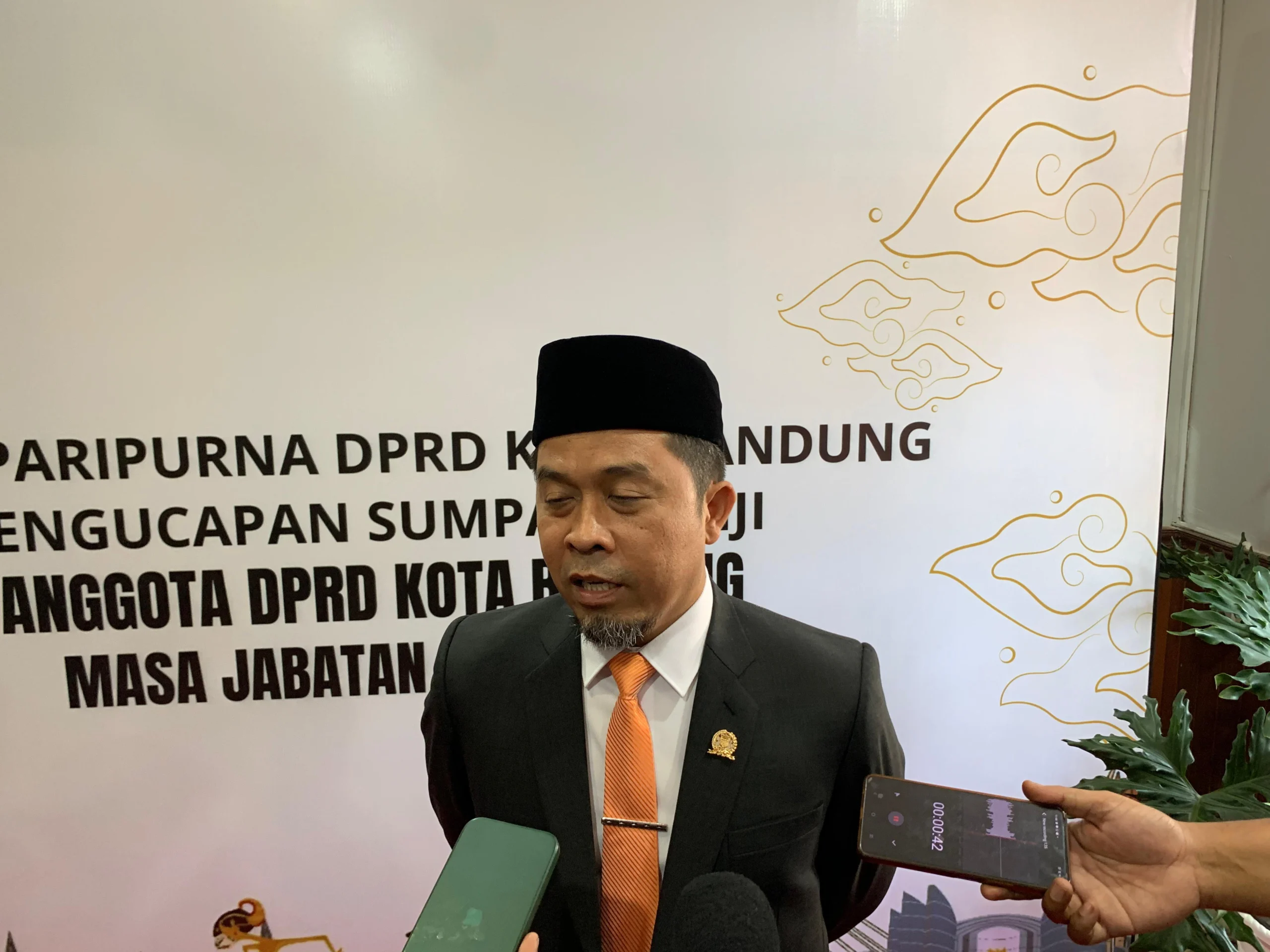 Ketua Sementara DPRD Kota Bandung, Agus Andi Setyawan (Sadam Husen / JE)