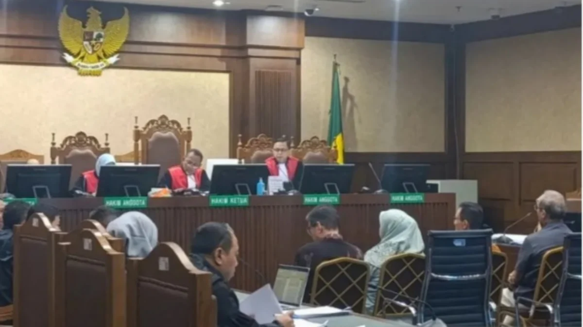 Sidang pemeriksaan saksi kasus dugaan korupsi pengadaan sistem proteksi TKI Kemnaker di Pengadilan Tipikor. (foto/ANTARA)