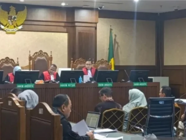 Sidang pemeriksaan saksi kasus dugaan korupsi pengadaan sistem proteksi TKI Kemnaker di Pengadilan Tipikor. (foto/ANTARA)