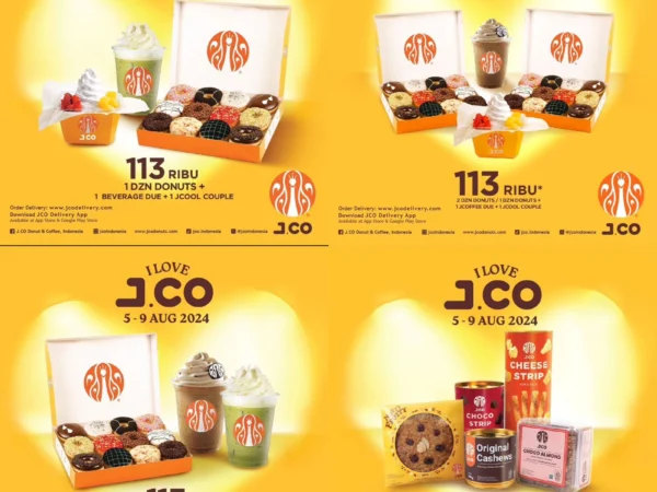 Promo I LOVE J.CO Agustus 2024, Klaim Keuntungan Paket Hematnya Mulai Dari Rp 15.000!