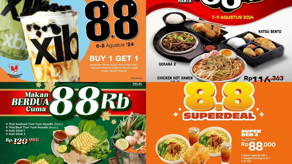 PROMO 8.8 2024! Nikmati Keuntungan Makan Hemat Hanya di Bulan Ini!