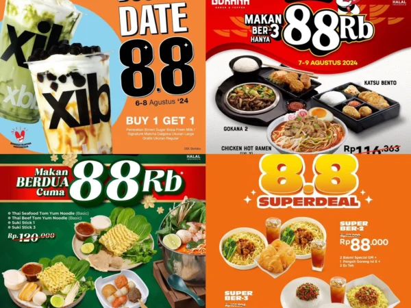 PROMO 8.8 2024! Nikmati Keuntungan Makan Hemat Hanya di Bulan Ini!