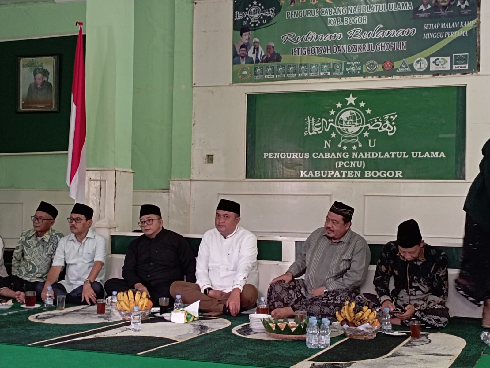 Kunjungi PBNU Kabupaten Bogor, Rudy Susmanto Didoakan Jadi Bupati