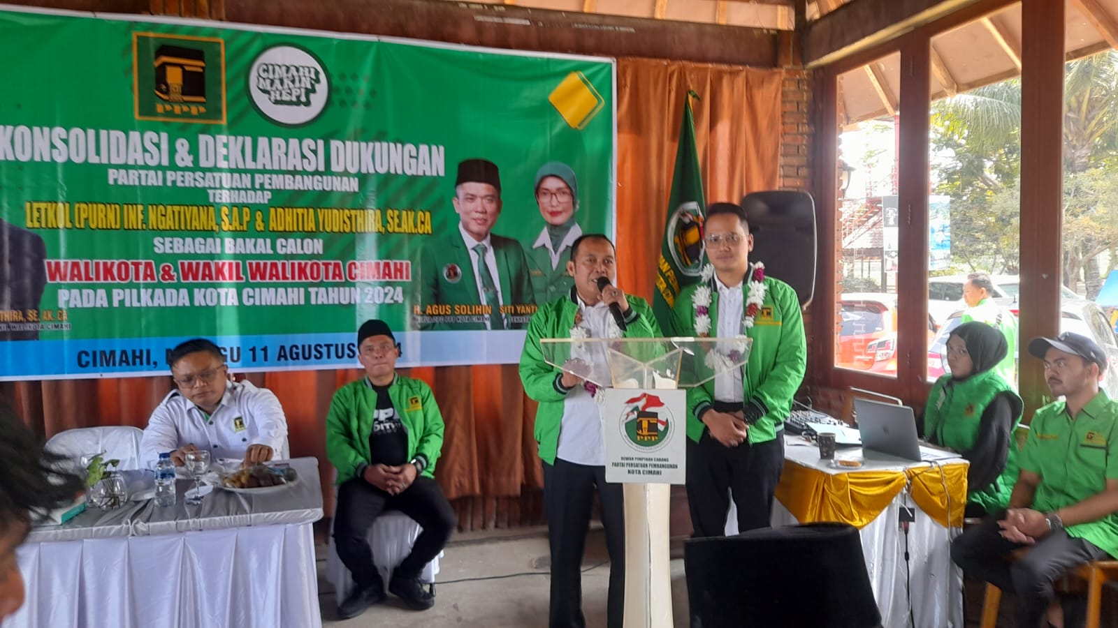 PPP Deklarasikan Dukungan pada Pasangan Ngatiyana-Adhitia