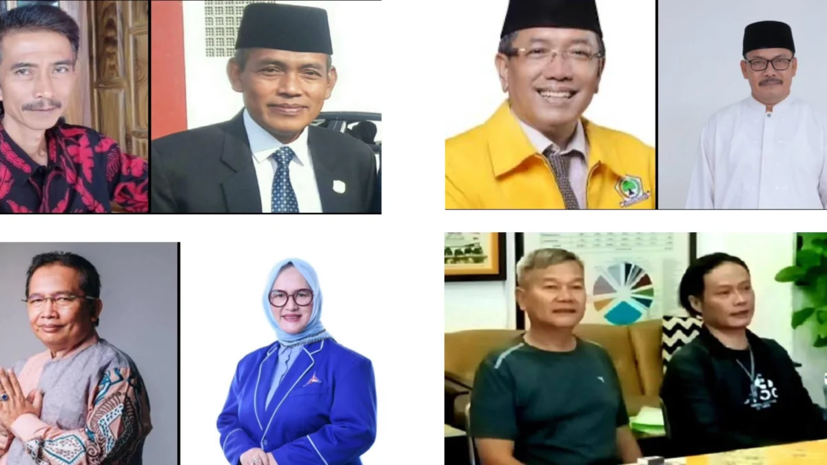 Gambaran empat paslon di Pilkada Kota Banjar tahun 2024.