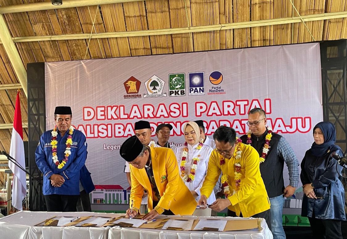 Koalisi lima Parpol di KBB. Dok Jabar Ekspres