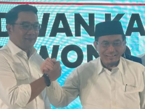 Ridwan Kamil-Suswono pasangan bakal calon Gubernur dan calon wakil Gubernur DKI Jakarta. (foto/ANTARA)