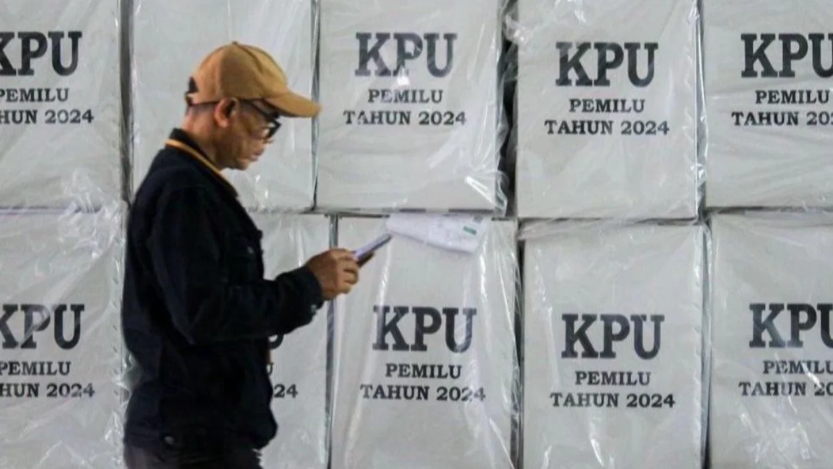 Gudang logistik KPU. Dok Jabar Ekspres