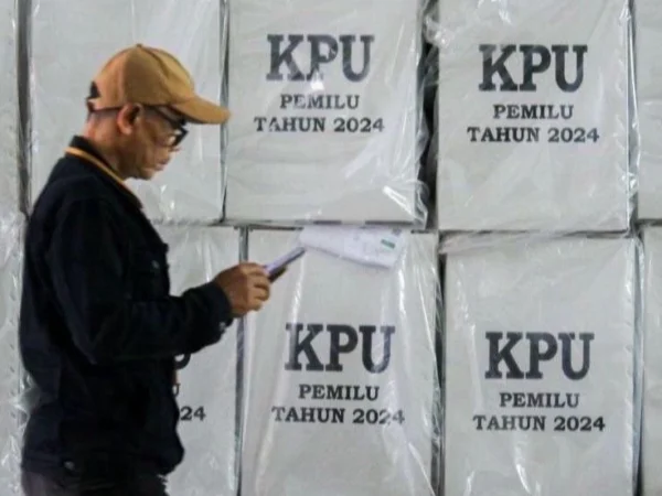 Gudang logistik KPU. Dok Jabar Ekspres