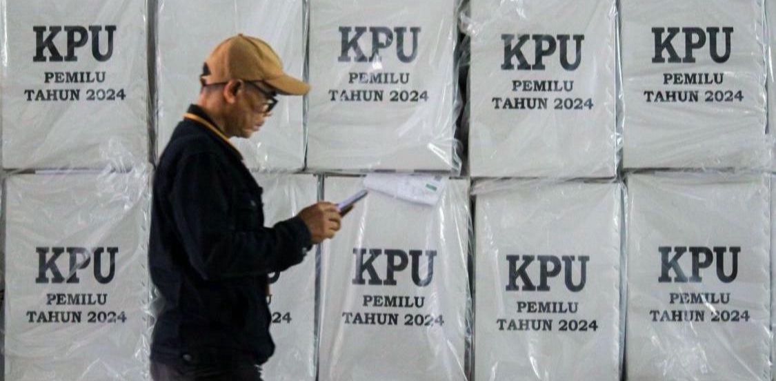 Gudang logistik KPU. Dok Jabar Ekspres