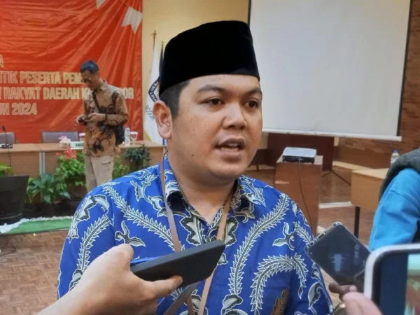 Ketua KPU Kota Bogor, Muhammad Habibi Zaenal Arifin. (Yudha Prananda / Jabar Ekspres)