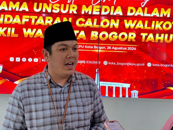 Ketua KPU Kota Bogor, Muhammad Habibi Zaenal Arifin. (Yudha Prananda / Jabar Ekspres)