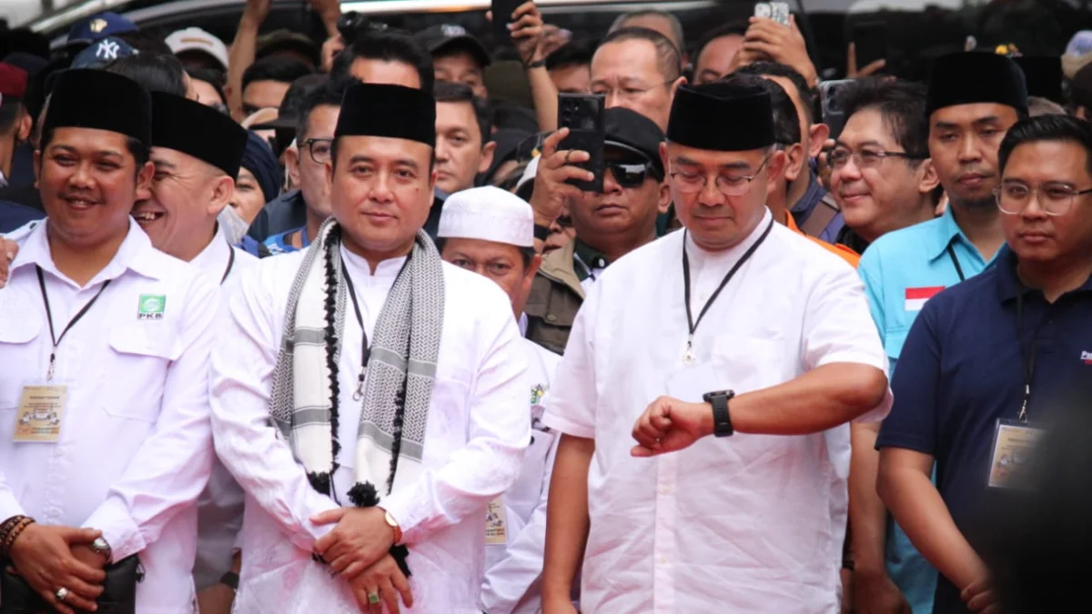 Bakal Pasangan Calon (Bapaslon) Kota Bandung Muhammad Farhan dan Erwin