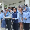 Bima Arya saat Konferensi Pers di kediamannya, Pendopo 6, Perumahan Baranangsiang Indah, Katulampa, Kota Bogor, Rabu (7/8). (Yudha Prananda / Jabar Ekspres)