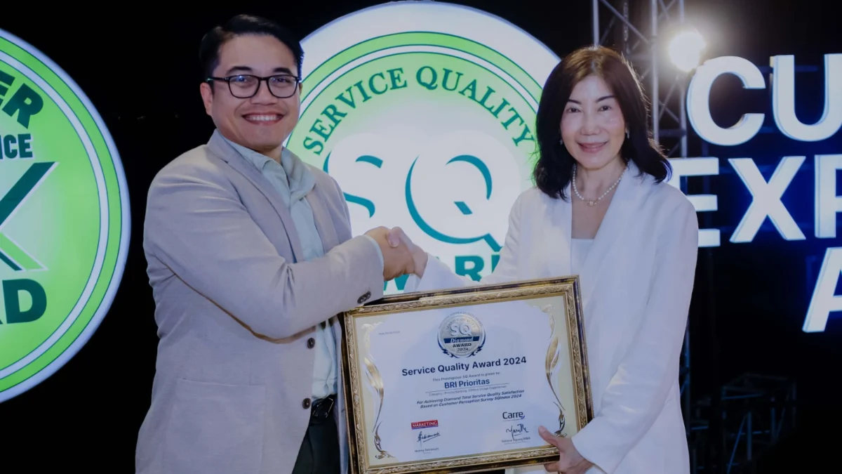 Beri Layanan Prima kepada Nasabah Prioritas, BRI Raih Predikat Diamond di Ajang Service Quality Awards 2024