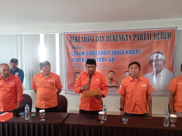 Partai Buruh Resmi Deklarasikan Dukung Demul di Pilgub Jabar 2024