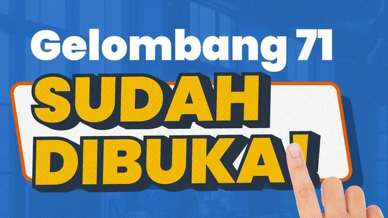 Pendaftaran Kartu Prakerja Gelombang 71 Resmi Dibuka! Gabung untuk Dapat Insentif Rp4,2 Juta