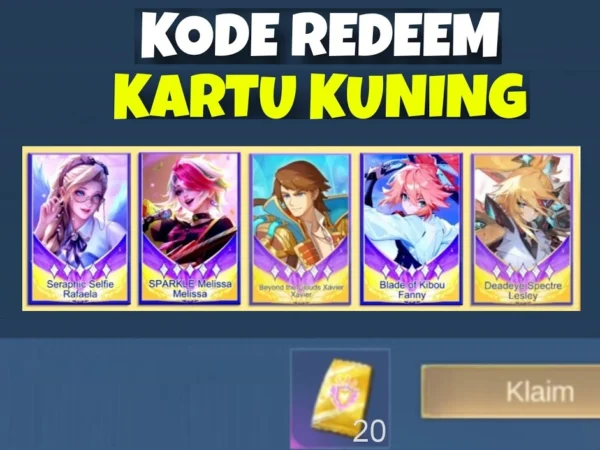 Terbaru Kode Redeem ML Kartu Kuning, Diamond, dan Skin Permanen 1 Agustus 2024