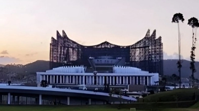 Viral Istana Garuda Nusantara Dibilang Mirip Istana Kelelawar