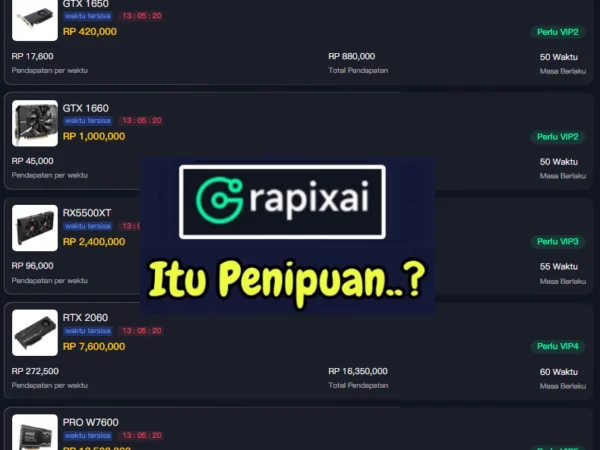 Terbongkar! Kebenaran di Balik Aplikasi Grapixai, Benarkah Ini Penipuan?